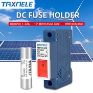 6A 10A 15A 20A 25A 30A Solar DC Fuses 1000V PV Photovoltaic DC Fuse Holder Base for Solar System Sho