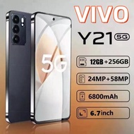 vivo Y21 telefon bimbit 256GB 512GB 6000mAh 5G telefon pintar 4G telefon Android jualan panas pelepasan gudang