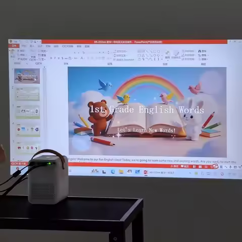Smart Home Theater Projector Supports Stylus Interaction HD Children's Educational Home Theater Mini