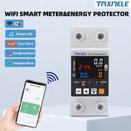 Smart Life TUYA WIFI 63A Circuit breaker Earth Leakage Over Under Voltage Protection Protector Relay