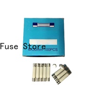 10PCs new slow-break explosion proof ceramic fuse tube 6*30mm 250V T7A T8A t12a t13a