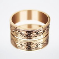 加拿大硬幣戒指 1 美分 1917 年男士硬幣戒指 女士硬幣戒指