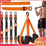 Adjustable Pull Up Workout Band Adjustable Size Heavy Duty Resistance Band with Fabric Feet/Knee Res