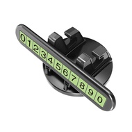 New arrival Car Dashboard Automotive Cell Phone Holder Temporary Parking Sign 2 In 1