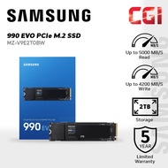 Samsung 2TB 990 Evo PCIe 4.0 x4 / 5.0 x2 NVMe M.2 SSD - MZ-V9E2T0BW