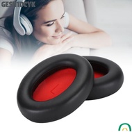 GESH1DCYK Replacement Ear Cushions, Enhanced Bass Comfortable Protein Leather Headphone Ear Pads, No