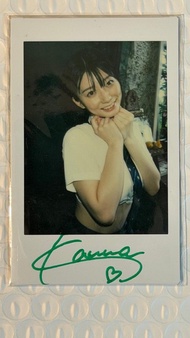 日本女優瀨户環奈簽名拍立得
