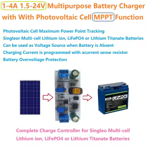 SD29AJTC Li-ion Li-po LiFePO4 Lithium Titanate Multifunctional Battery Charger 1.2-25V Output 80W 1-