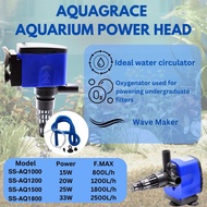 AQUAGRACE AQUARIUM POWER HEAD - Pam Air Akuarium Top Filter Water - Top Filter Pump