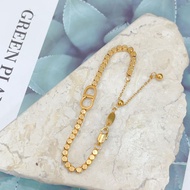 Titanium Dice CD Hook Drawstring Bracelet