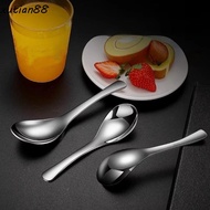 XUTIAN88WL 6PCS Stainless Steel Spoons, Thick Large Soup Spoons, Practical Food-grade Silver Conveni