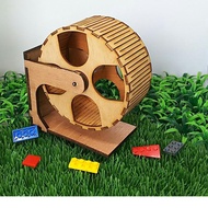 KAYU Newest Wooden hamster wheel Jogging wheel hamster wheel model......