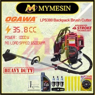 MY Ogawa LPS380 Backpack Brush Cutter Mesin Rumput GX35 4 Stroke Engine 35.8CC [ Free Gift ]