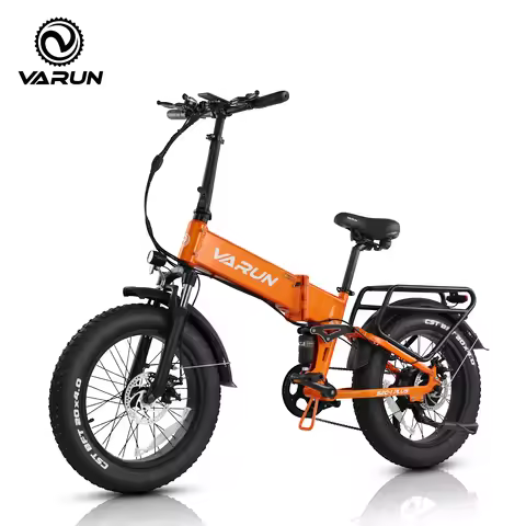 Varun S20-1 Plus Foldable Adult Electric Bike, 48V 13Ah Battery, 750W Peak Power, 26"x4.0 Fat Tire, 