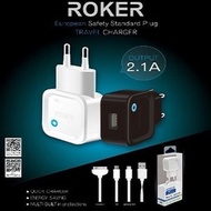 Roker Charger 2.1A Type C + Cable Type C 1 Meter