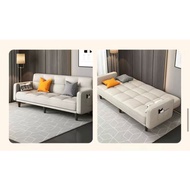 Free Delivery Free Installation Multifunction Sofa Bed 3 Modes Sofa Bed Fabric Faux Leather Sofa Bed
