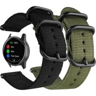 22mm Sport Nylon Watchband Strap for Garmin Forerunner 245 245M 645 Vivoactive 3 Music 4 Smart Brace