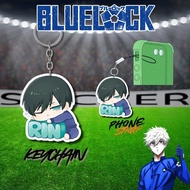 GANTUNGAN KUNCI BLUE LOCK/KEYCHAIN BLUELOCK/PHONE STRAP NAGI BLUELOCK - RIN ITOSHI, KEYCHAIN