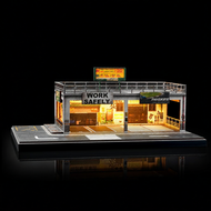 โมเดลอาคารโรงจอดรถ DIY ขนาดย่อม 1:64