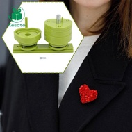 [Kesoto] Heart-shaped Badge And Button Maker - Badge Maker Accessories, Ideal for