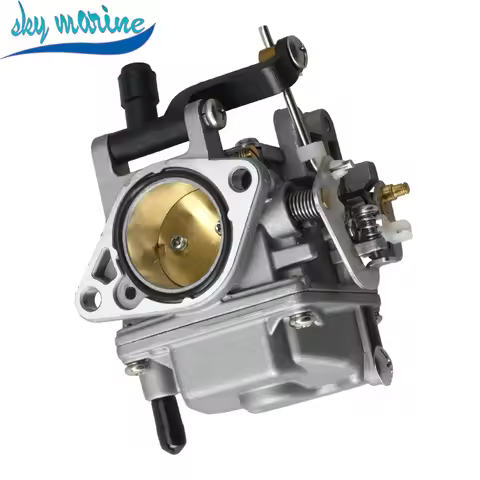 Carburetor Carb 38mm 61T-14301-02 For Yamaha 2 Stroke Outboard 25HP 30HP Replace 61T-14301 61N-14301