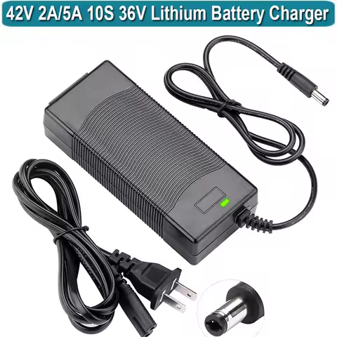 42V 2A 5A Lithium battery Charger for GOTRAX GXL V2, G2, G3, G4, Apex, Glider, XR Elite, XR Ultra 36