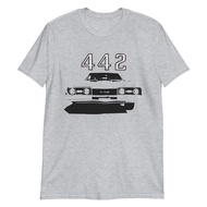 Oldsmobile 442 Muscle Car Short-Sleeve Funny Fashion Casual T-Shirt
