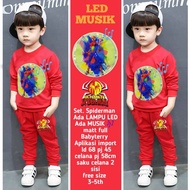 Hna set spider V7 led music 3-5 years