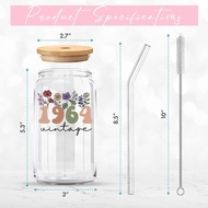 60th Birthday Gifts for Women, 60th Birthday Gifts Ideas for Her 1964 Birthday Gifts for Women 16oz 