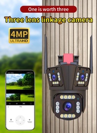 1080p HD Wi-Fi Security Camera - Indoor/Outdoor IPC360 three lens camera wireless remote gun ball li