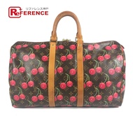 LOUIS VUITTONTH0035 Monogram Cherry Keepall 45 波士頓包，由村上隆設計