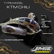 KTM CHILI NINJA 2-STROKE EXHAUST FOR KTM/MODIFICATION FRAME JMR RACING 4135, KTM ninja fram trail ex
