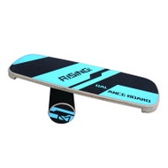 Rising 木製平衡衝浪滑雪訓練板 (附穩固帶) | 磨砂防滑板面 | 多款平衡訓練模式 - 藍色