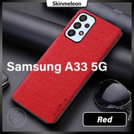 Samsung A33 5G Casing Camera Protection Case PU Leather Shockproof Phone Cover