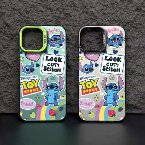 Cute Stitch Case for VIVO Y15S Y16 Y17S Y21 Y22S Y27 Y50 Y91 Y93 V23 V25 V27 V29 S1 Pro 5G Matte Sho