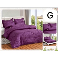 7Pcs Bed sheet Set Cadar Selimut Bedsheet Set 7in1 Queen Hotel Bedsheet Set With Comforter Hotel Que