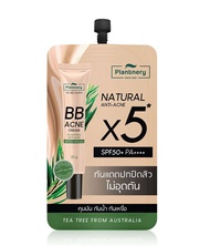 Plantnery Tea Tree บีบี กันแดด ที ทรี แพลนท์เนอรี่ BB Acne Sunscreen SPF50+ PA++++ สำหรับผิวเป็นสิว (แบบซอง)