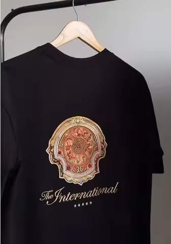 Dota2 TI The International 2026 Championships Double Sided Print T-shirt E-sports Gamer Unisex Casua