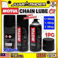 MOTUL C2 Chain Lube Road 150ML MC Care 100% ORIGINAL Spray Rantai Motor Chain Cleaner Lubricant Miny