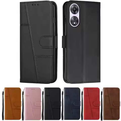For OPPO A78 A98 5G Case Flip Wallet Book Cover for Coque OPPO A 78 A98 A58 5G OppoA78 A58 A38 A18 L