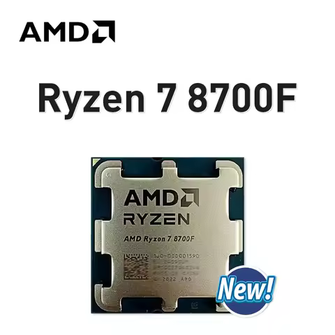 AMD Ryzen 7 8700F 4.1GHz 8-Core 16-Thread 4NM L3=16M Processor 65W Socket AM5 R7 8700F DDR5 NEW but 