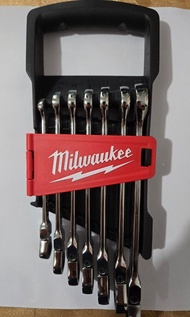 Milwaukee 美沃奇 活動頭棘輪組合扳手組