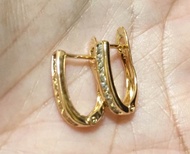 10k sd gold clip earing
