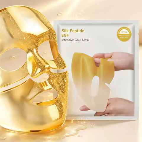 Golden Glow Moisturizing Face Mask Nourishing Smooth Soft Skin Daily Hydrating Sheet Mask
