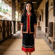 KEBAYA BORNEO BUDAK KEBAYA KANAK KANAK KEBAYA SABAHAN SET SKIRT BUDAK