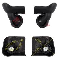 Mute Luggage Wheels F-02/mendoza XR7 HINOMOTO 360° Swivel Replacement for Suitcase Trolley