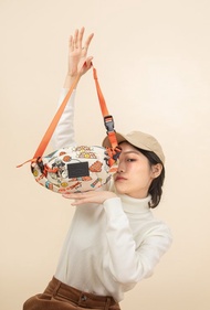 【DOUGHNUT】防潑水 腰包/胸包 seattle 日常穿搭 聯名-印花 TD