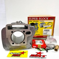 CAST IRON PISTON BOREUP BLOCK BRT SUPRA FIT REVO GRAND WIN C100 LEGEND ASTREA 53.40