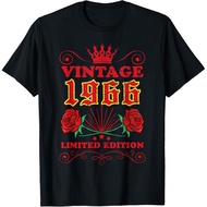 60th Anniversary Vintage Style Birthday Decorations 1966 T-Shirt 60th