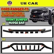 (NUDGE BAR) Ford Ranger T9 2022-2025 XL XLT WILDTRAK STORMTRAK RAPTOR Front Bumper Nudge Bar Bullbar